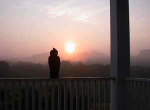 Sunrise at JCC's Davidson Hall